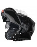 SMK 可掀式安全帽 GULLWING 亮光黑 GL200