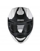 SMK 可掀式安全帽 GULLWING 亮光白 GL100