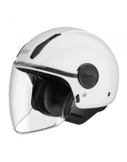 SMK LAMINAR 3/4安全帽 White GL 100 亮面白