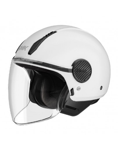 SMK LAMINAR 3/4安全帽 White GL 100 亮面白