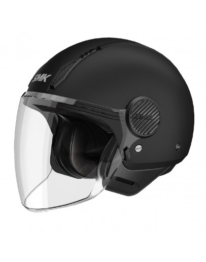 SMK LAMINAR 3/4安全帽 Black MA 200 霧面黑